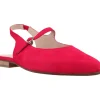 Aerobics Pointy Mary Suede Red