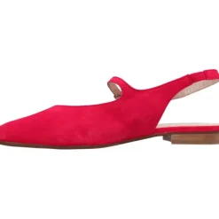 Aerobics Pointy Mary Suede Red