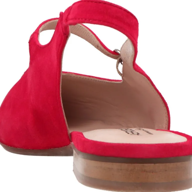 Aerobics Pointy Mary Suede Red