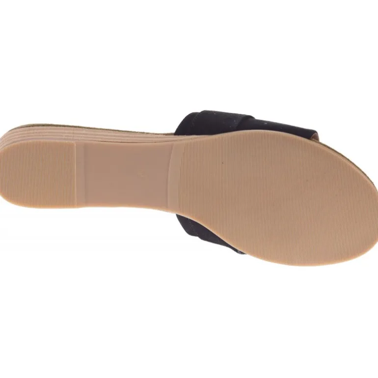 Babouche Laini Black suede