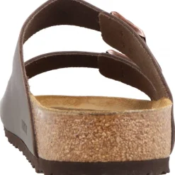 Birkenstock Arizona Cuero Natural Dark Brown