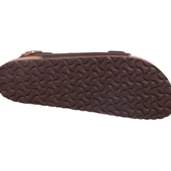 Birkenstock Milano Dark Brown Natural Leather Narrow