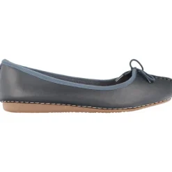 Clarks Freckle Ice Navy Leather