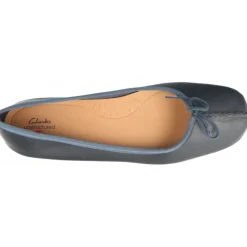 Clarks Freckle Ice Navy Leather