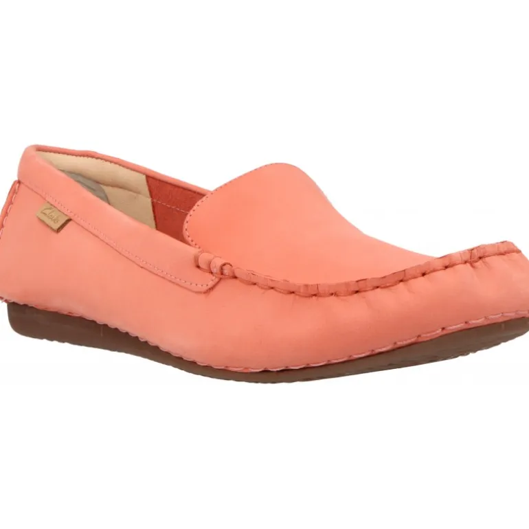 Clarks Freckle Walk Peach Nubuck