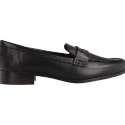 Clarks Hamble Loafer Black Leather