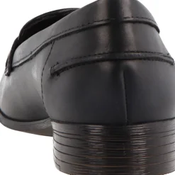 Clarks Hamble Loafer Black Leather