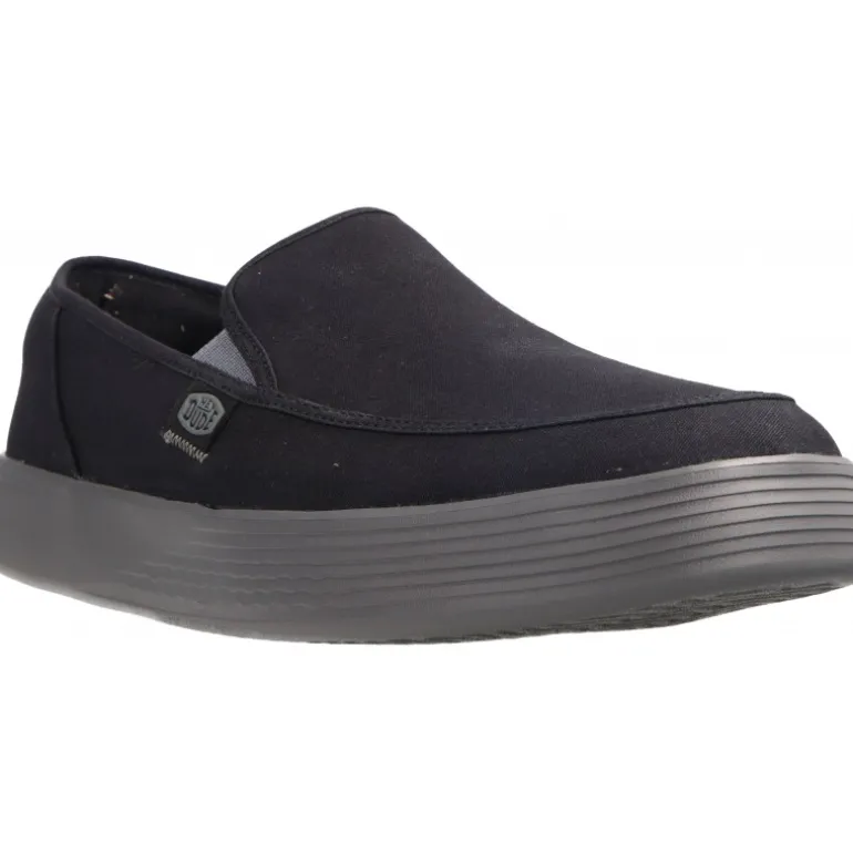 HeyDude Sunapee M Canvas Black/Charcoal