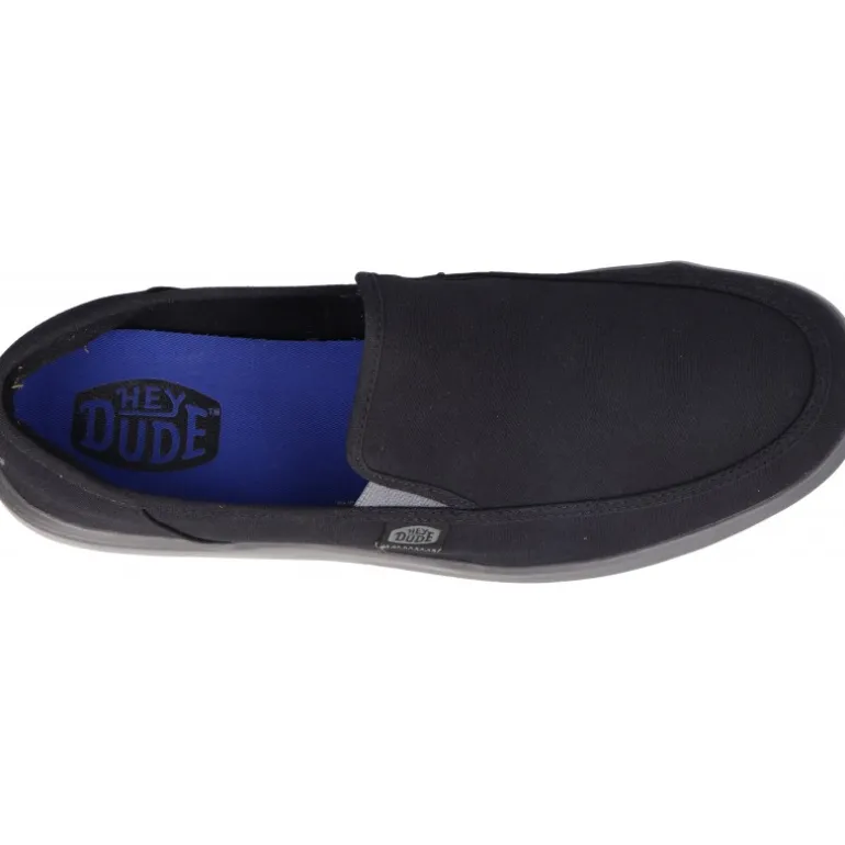 HeyDude Sunapee M Canvas Black/Charcoal