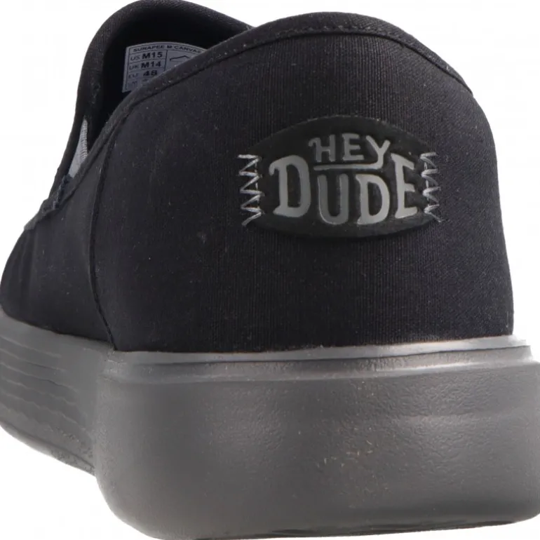 HeyDude Sunapee M Canvas Black/Charcoal