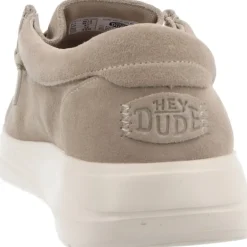 HeyDude Wally Comf Suede Stone Grey