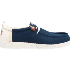 HeyDude Wally Summer Linen Sargesso Blue