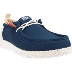 HeyDude Wally Summer Linen Sargesso Blue