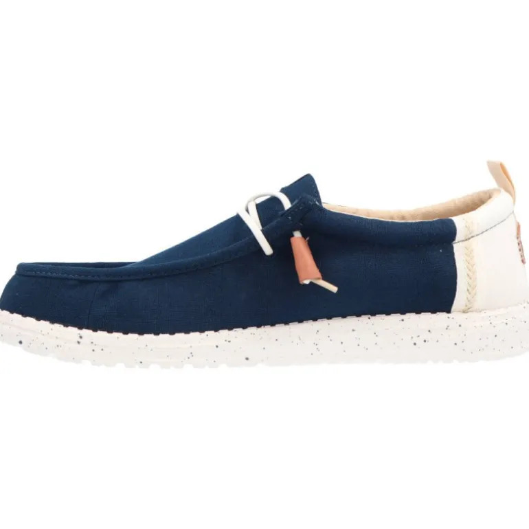 HeyDude Wally Summer Linen Sargesso Blue