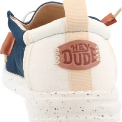 HeyDude Wally Summer Linen Sargesso Blue