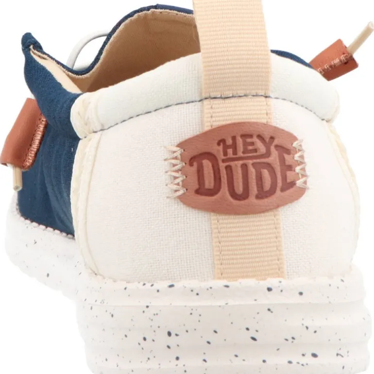 HeyDude Wally Summer Linen Sargesso Blue