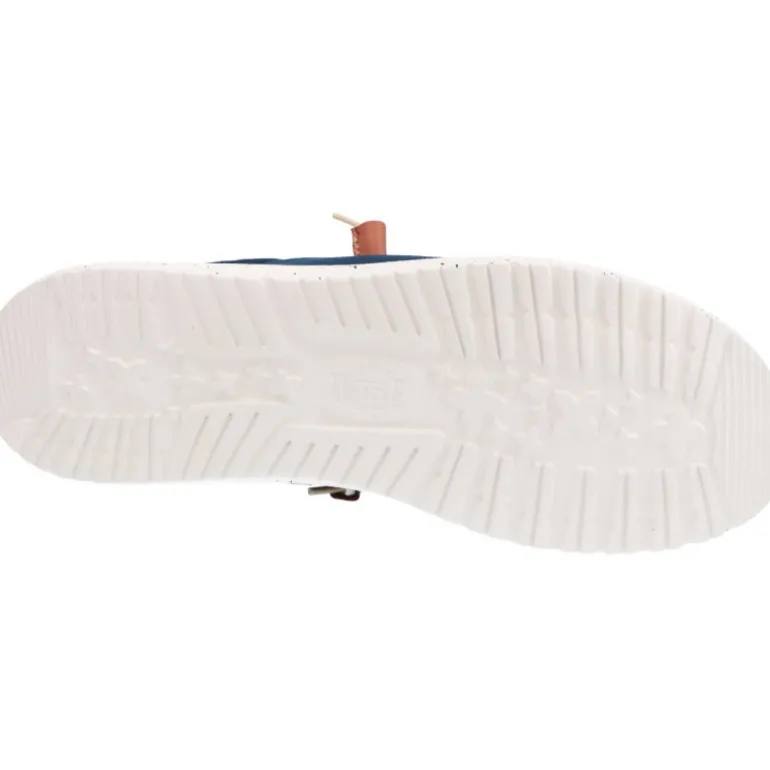 HeyDude Wally Summer Linen Sargesso Blue