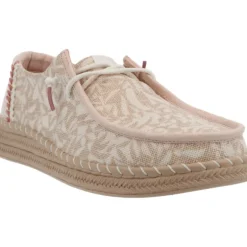 HeyDude Wendy Espadrille Retro Palm Pink