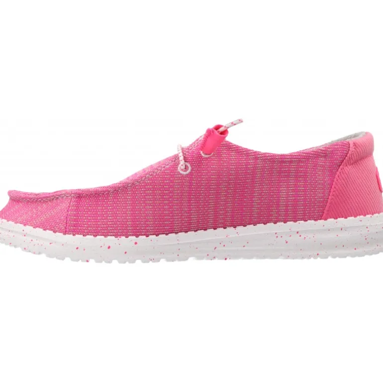 HeyDude Wendy Sport Mesh Bright Pink