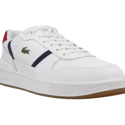 Lacoste T Clip White Navy Red