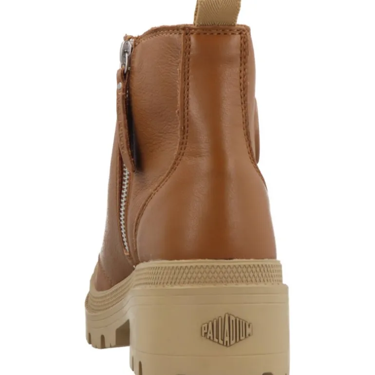 Palladium Pallabase Leather Dear Brown