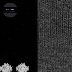 Punto Blanco Duplo Algodón Negro/Gris (2 u)