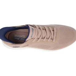 Skechers Slip Ins Bobs Squad Chaos Solid Step Taupe
