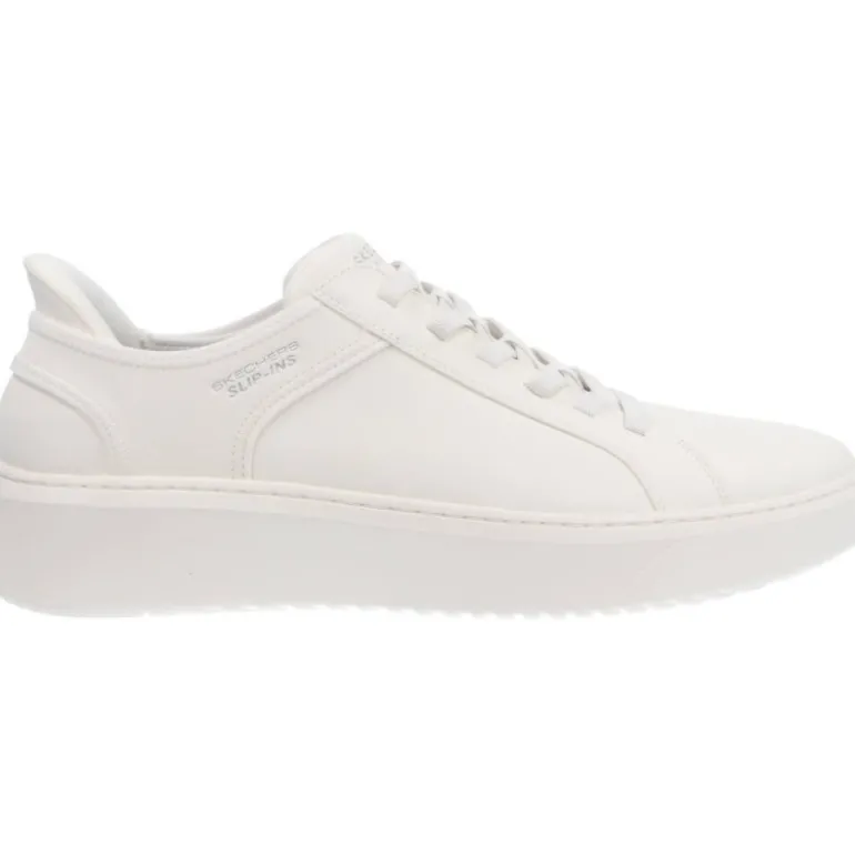 Skechers Slip Ins Court Break Double Vented White