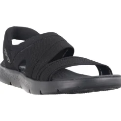 Skechers Slip Ins Go Walk Flex Sandal Enticing Black