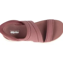 Skechers Slip Ins Go Walk Flex Sandal Enticing Brown