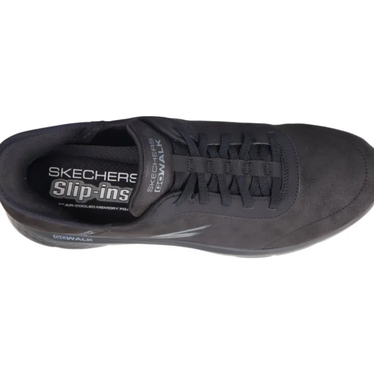 Skechers Slip Ins Go Walk Flex Smooth Motion Black