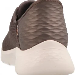 Skechers Slip Ins Go Walk Flex Hands Up Brown
