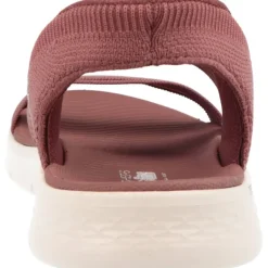 Skechers Slip Ins Go Walk Flex Sandal Enticing Brown