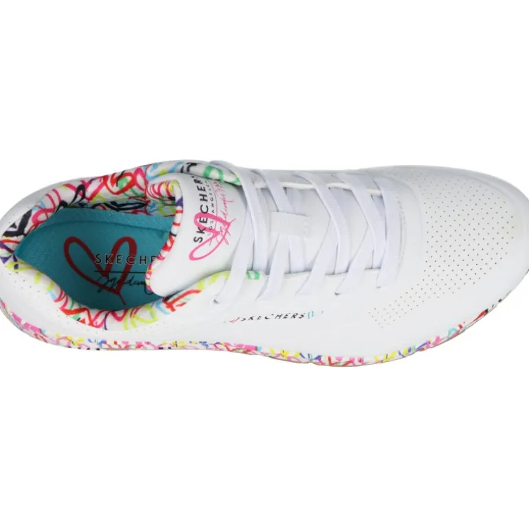 Skechers Uno Loving Love WHT