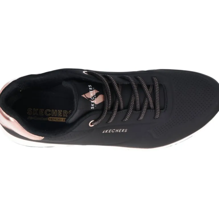 Skechers Uno Shimmer Away Black