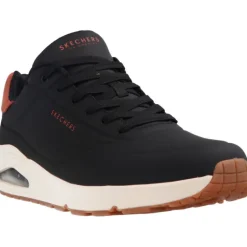 Skechers Uno Suited On Air Black and white