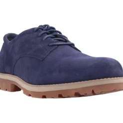 Timberland Britton Square Lace Up Navy Brown Suede