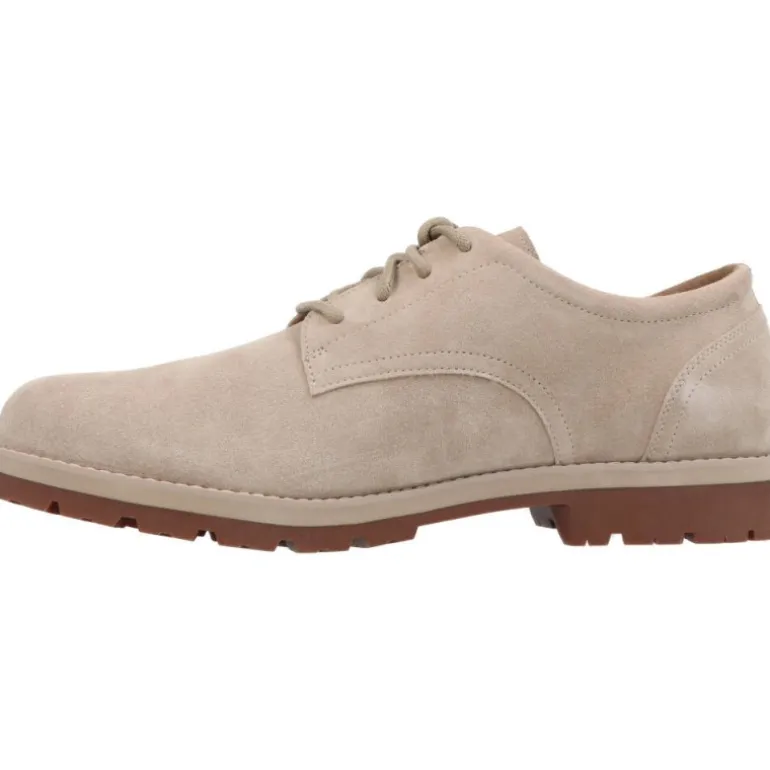 Timberland Britton Square Lace Up Shoe Light Brown Suede