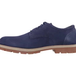 Timberland Britton Square Lace Up Navy Brown Suede