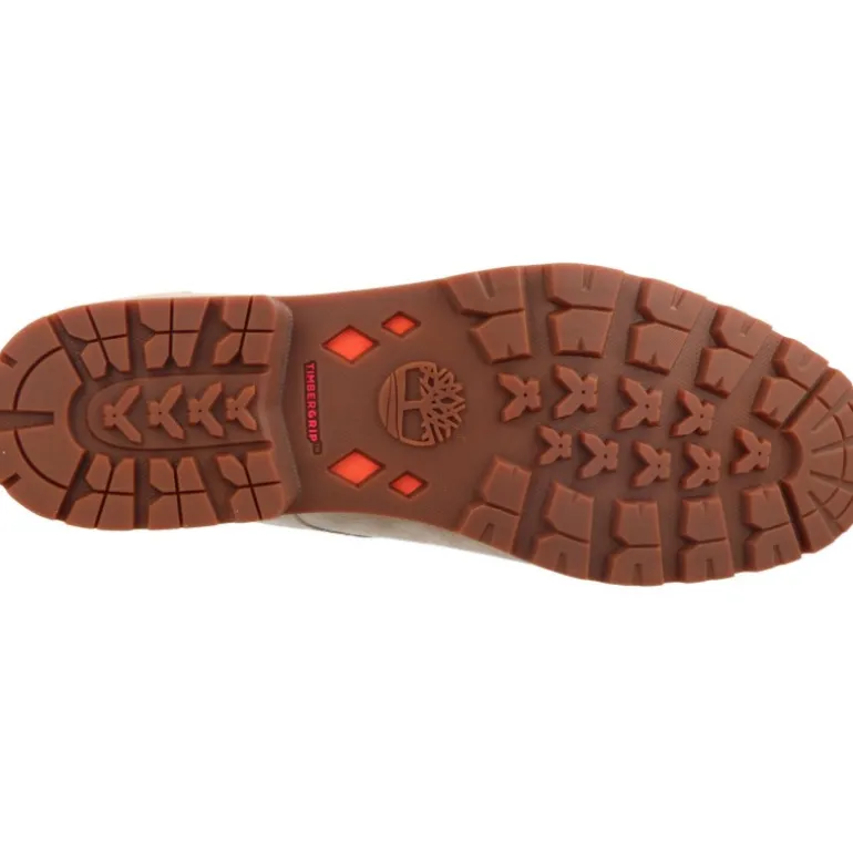 Timberland Britton Square Lace Up Shoe Light Brown Suede