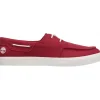 Timberland Mylo Bay Low Boat Sneaker Dark Red