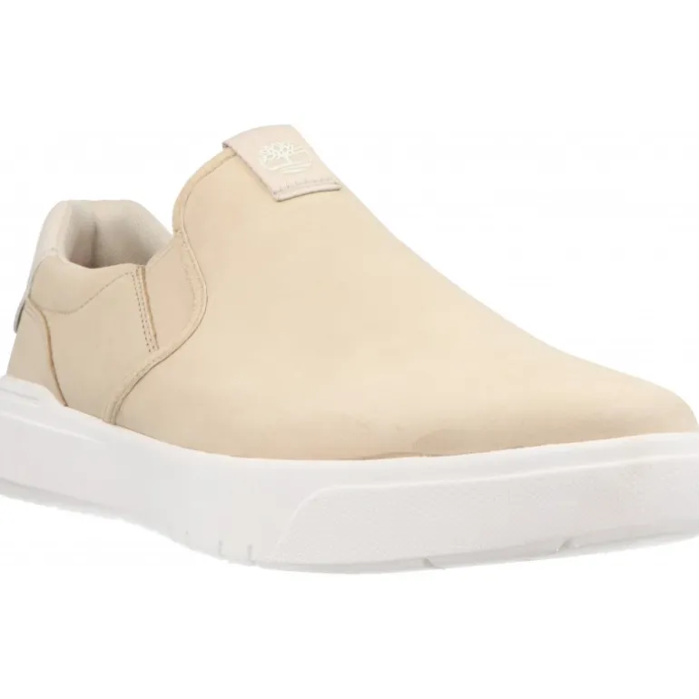 Timberland Seneca Bay Slip On Light Beige Nubuck