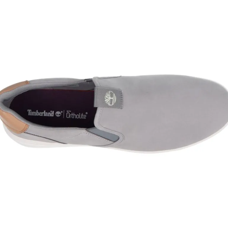 Timberland Seneca Bay Slip On Light Grey Nubuck