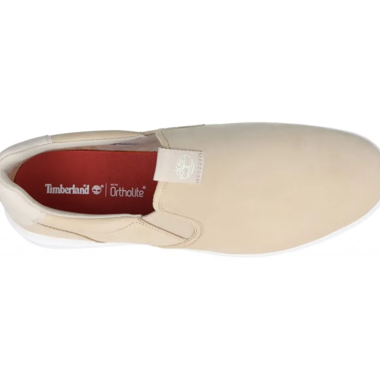 Timberland Seneca Bay Slip On Light Beige Nubuck